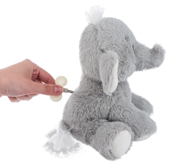 Emerson the Elephant – Wind Up Waggle Head Toy