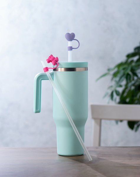 Heart Straw Topper Sets