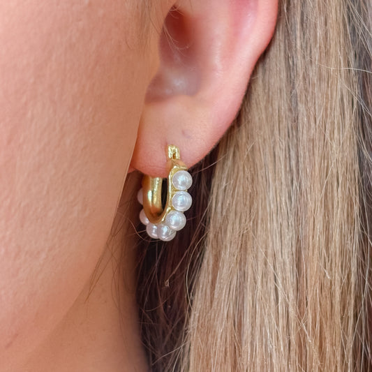 Mini Pearl Earrings