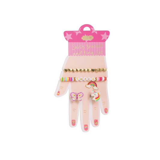 Girls “Smile” Bracelet Set