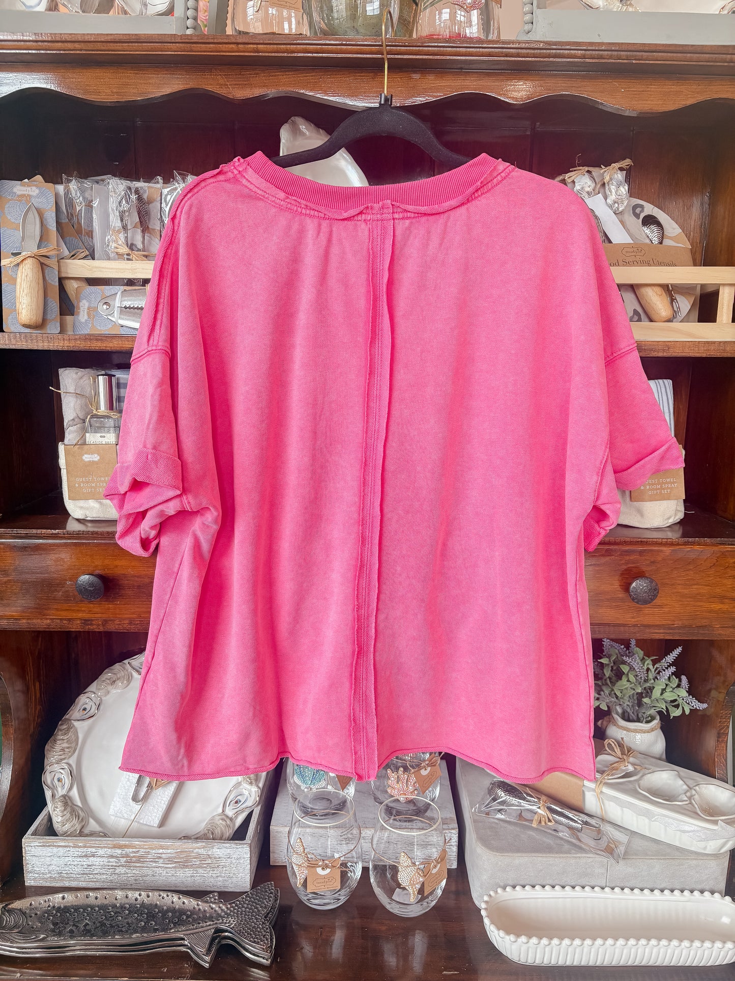 Caity Distressed Tee