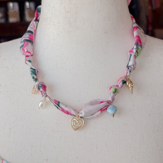 Scarf Charm Necklace