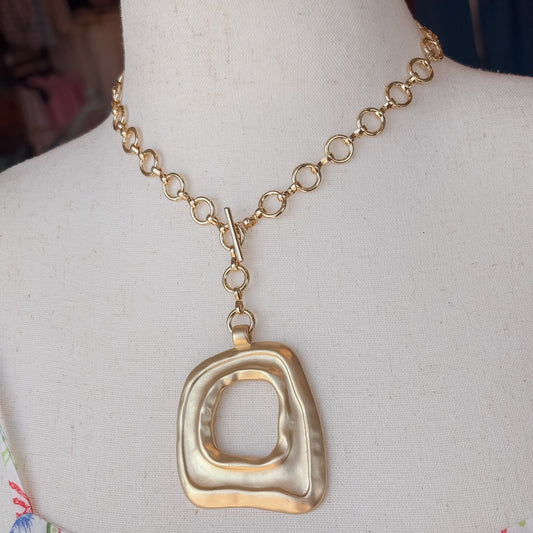 Chunky Square Necklace