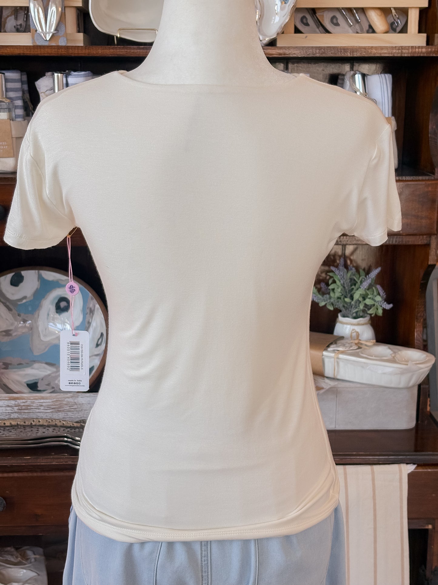 Seamless Tee – Pearl