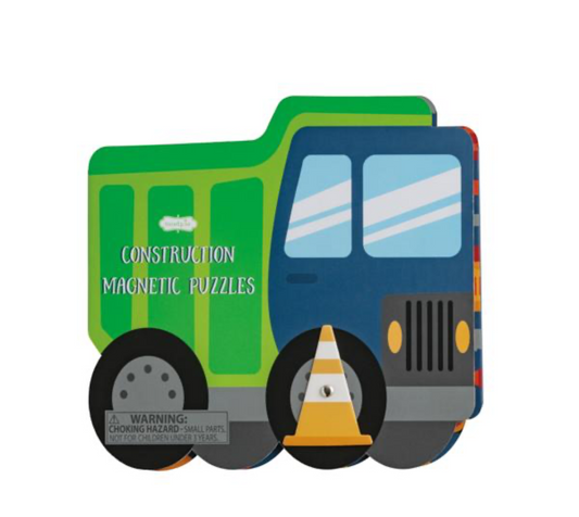 Construction Magnetic Puzzle Book
