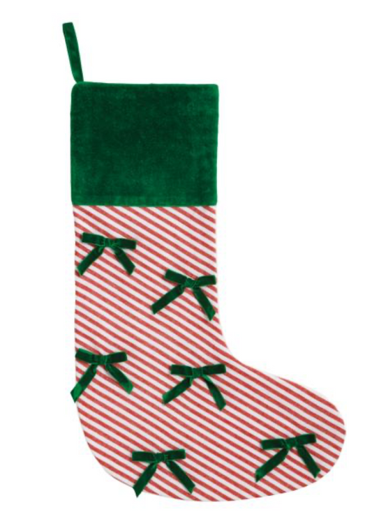 Green Bow Stocking