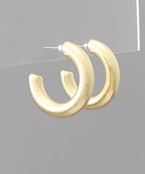 Medium Textured Hoops