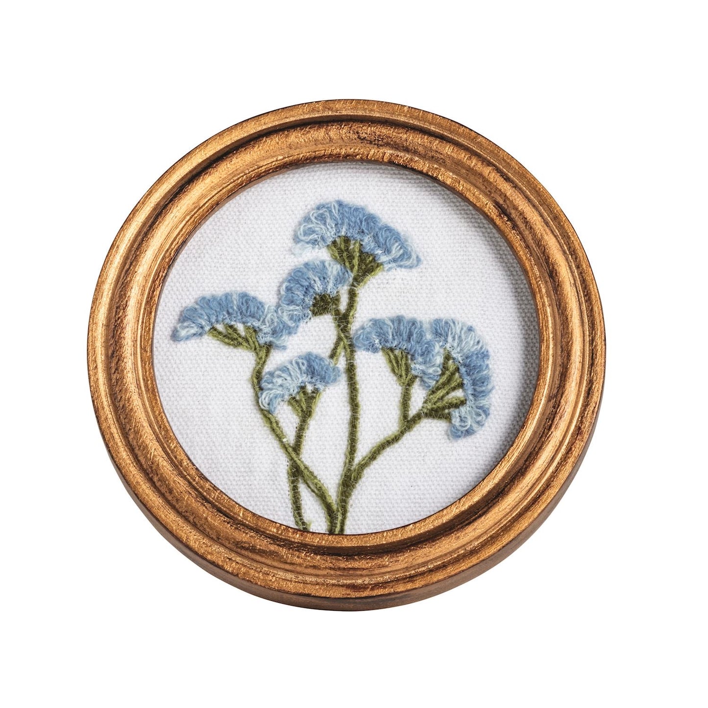 Framed Floral Embroidery