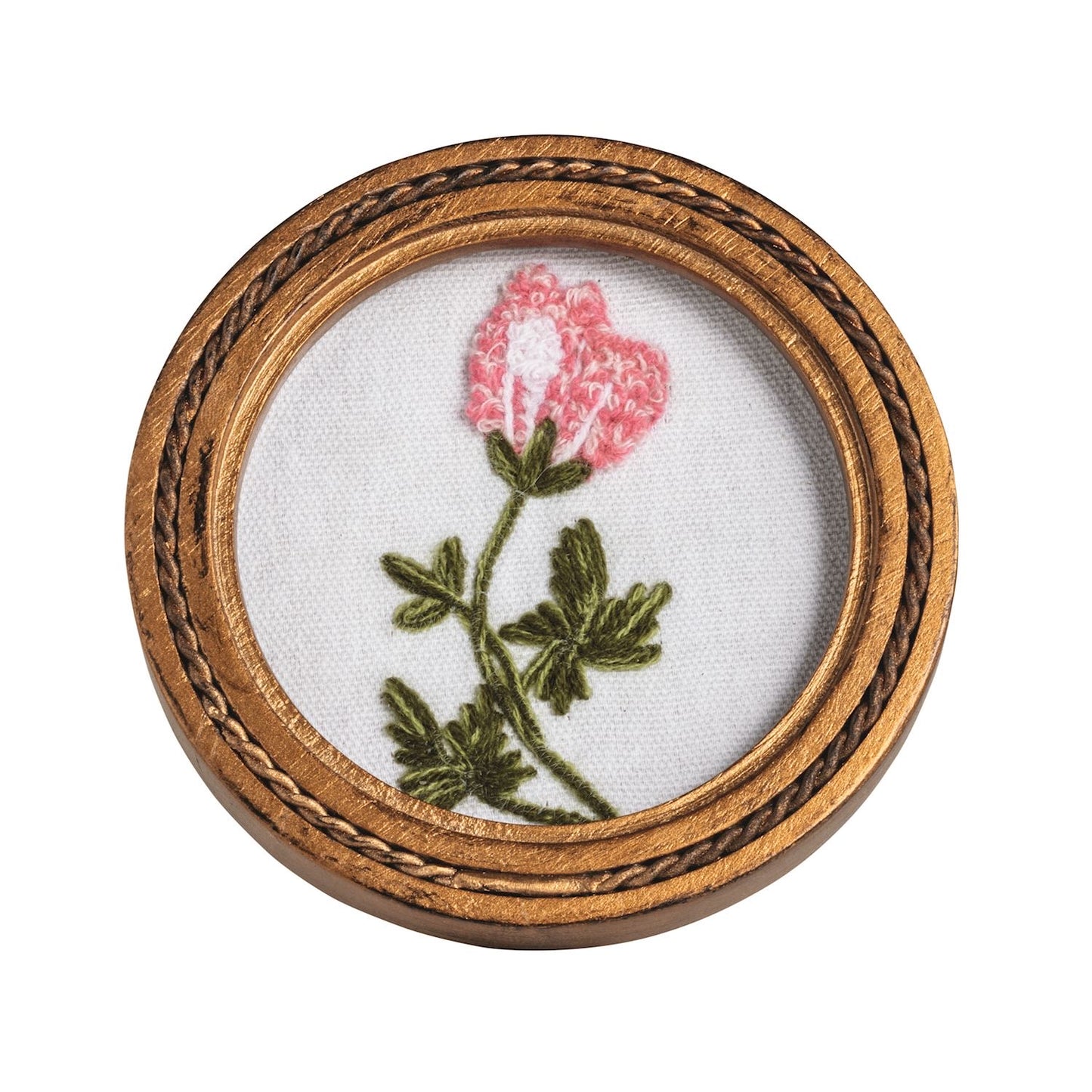 Framed Floral Embroidery