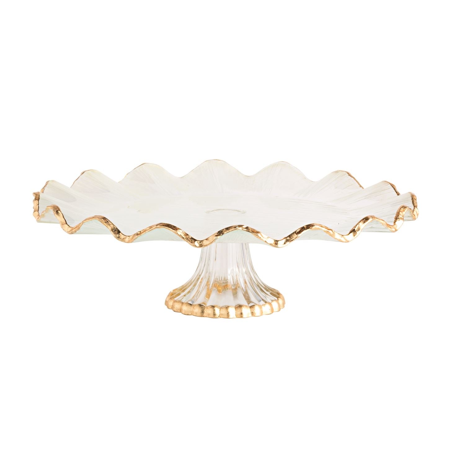 Mud Pie Ruffle Cake Stand - Thumbnail 2