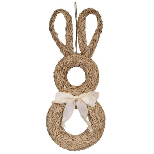 Rattan Bunny Wreath
