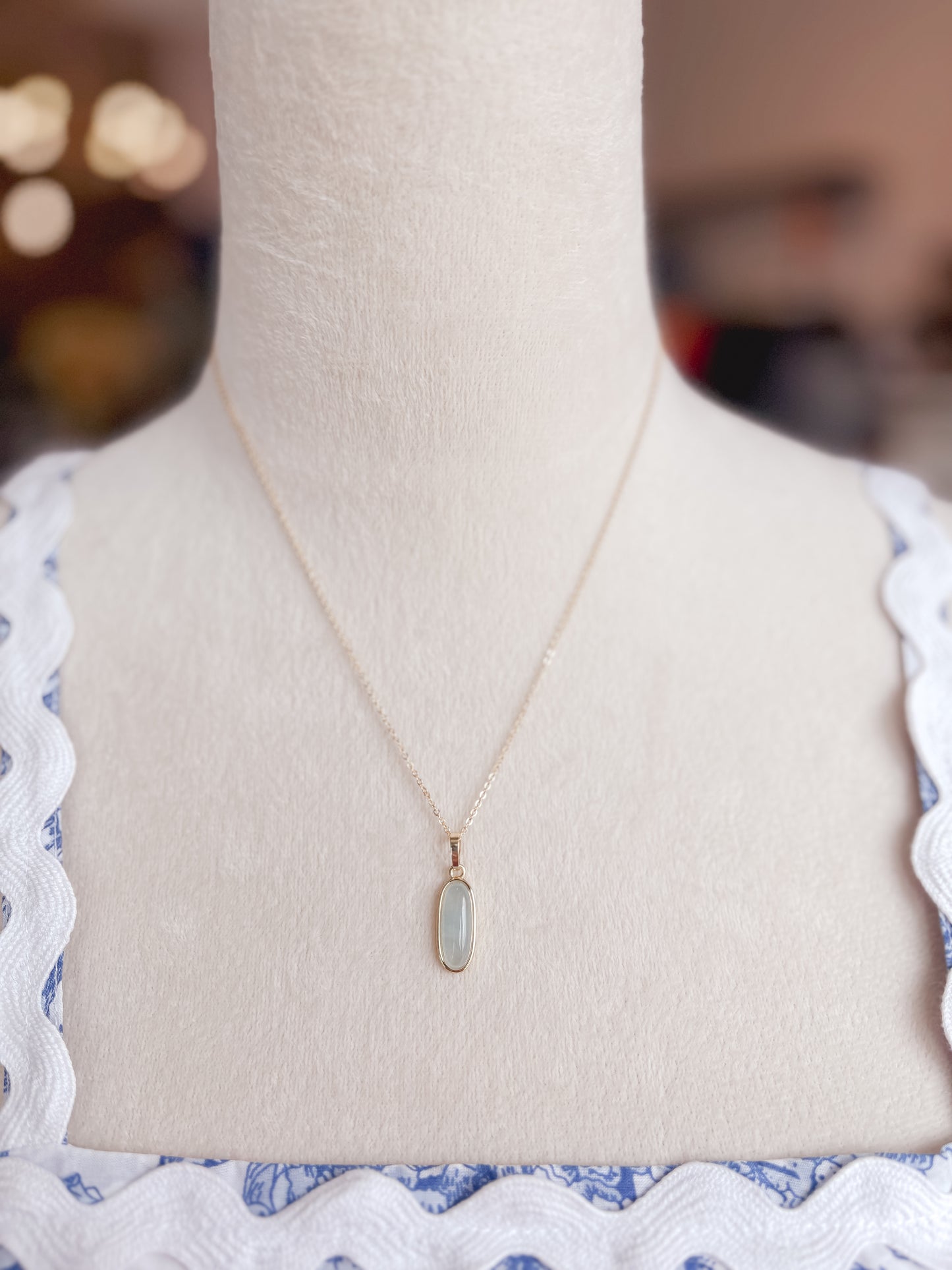 LB Aquamarine Necklace