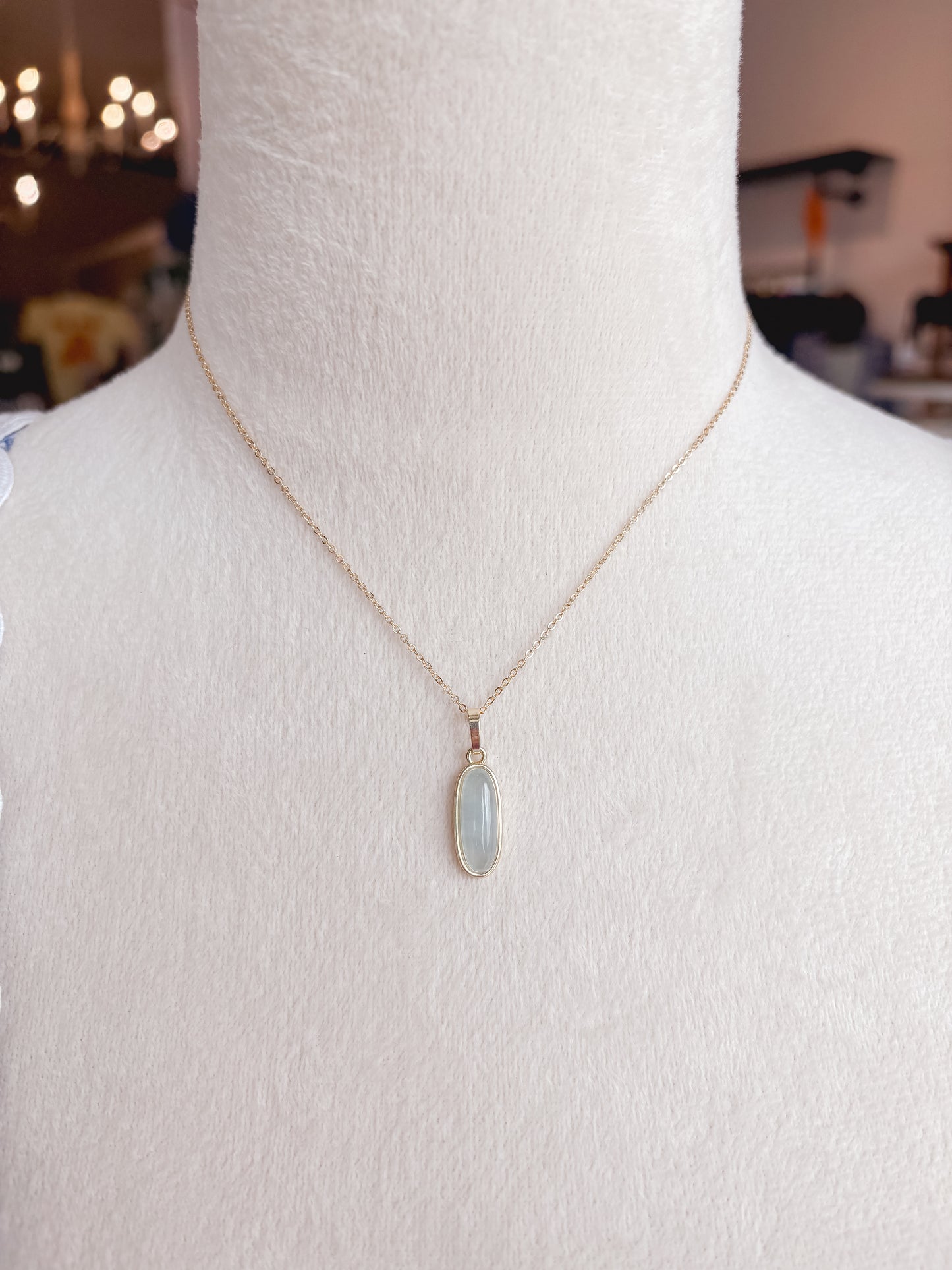 LB Aquamarine Necklace