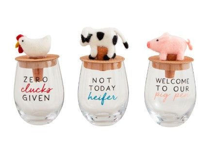 FLC Wine Glass & Topper Sets