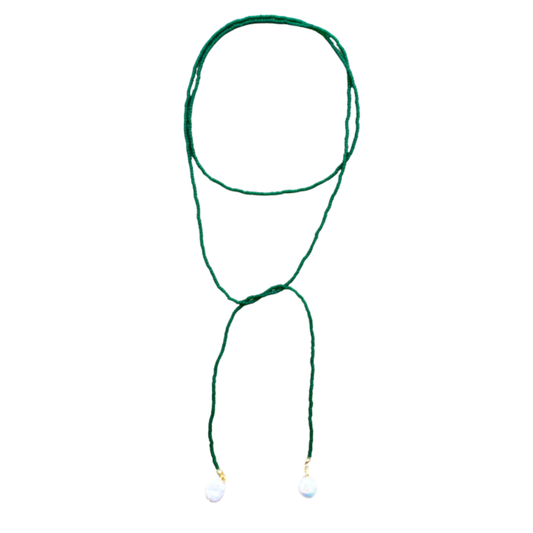 Kelly Green Wrap Necklace