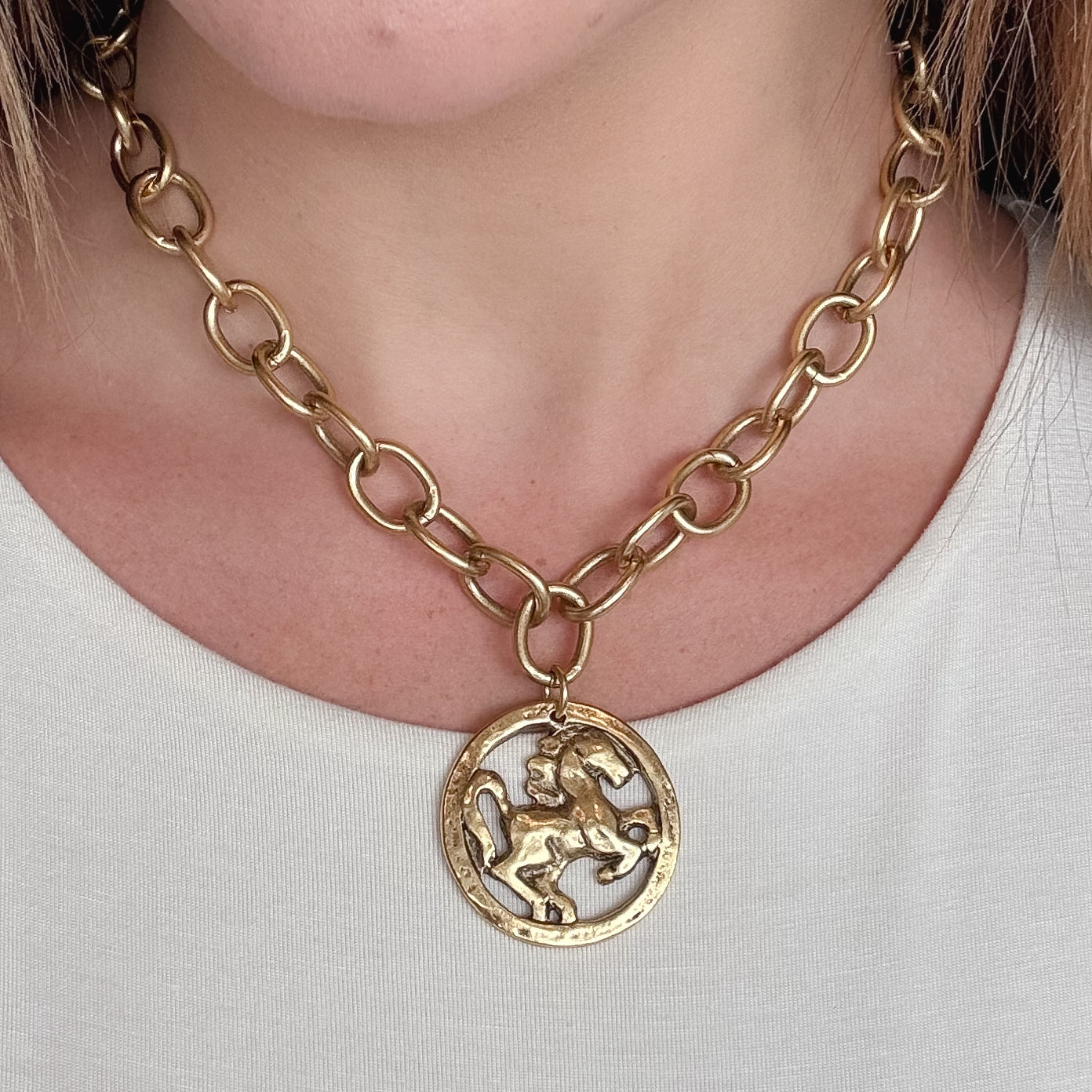 Stallion Pendant Necklace