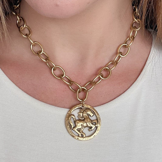 Stallion Pendant Necklace
