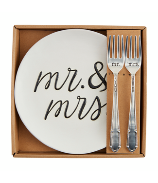 Mr & Mrs Wedding Cake Set