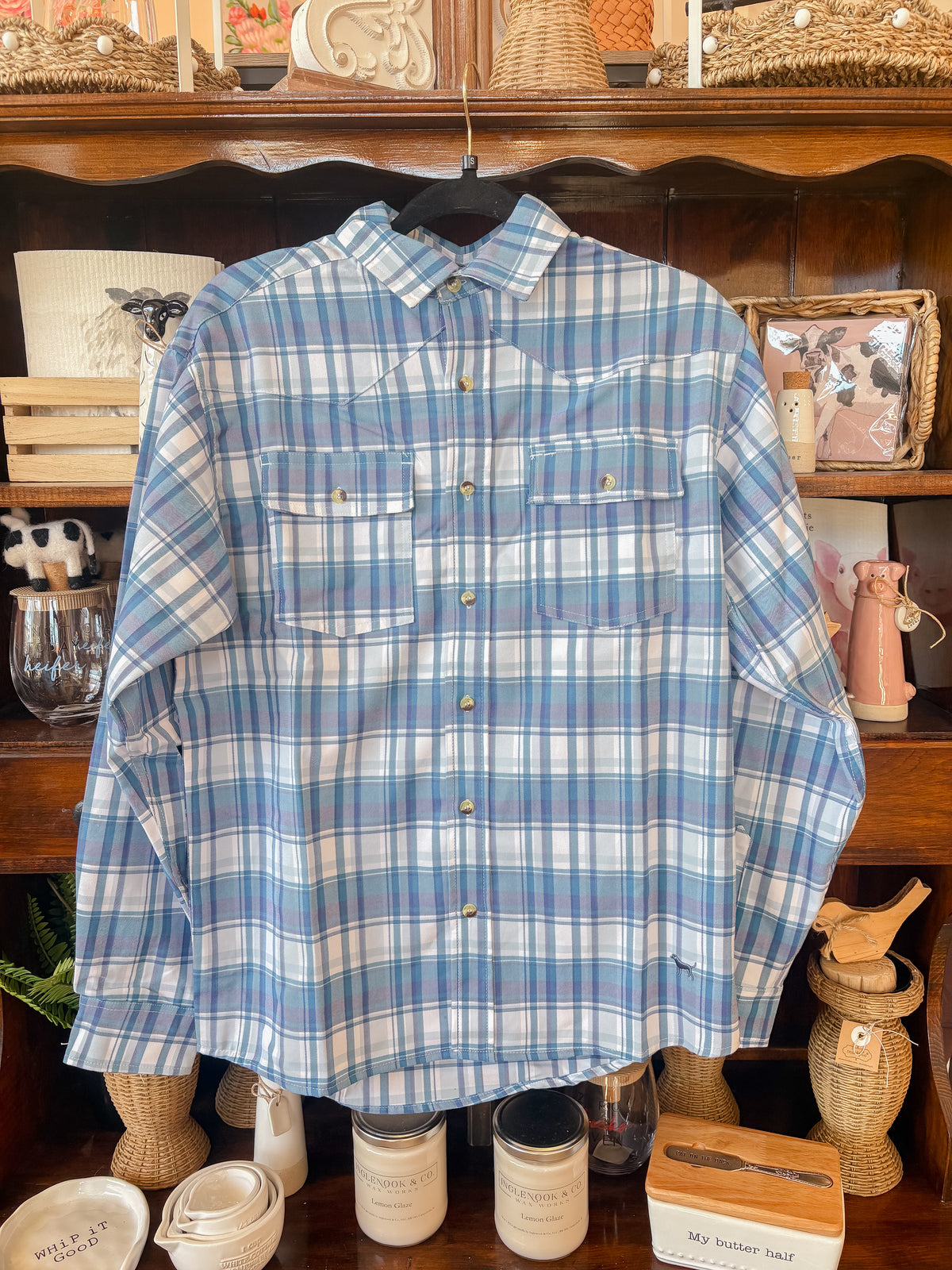 SS Blue Mix Flannel