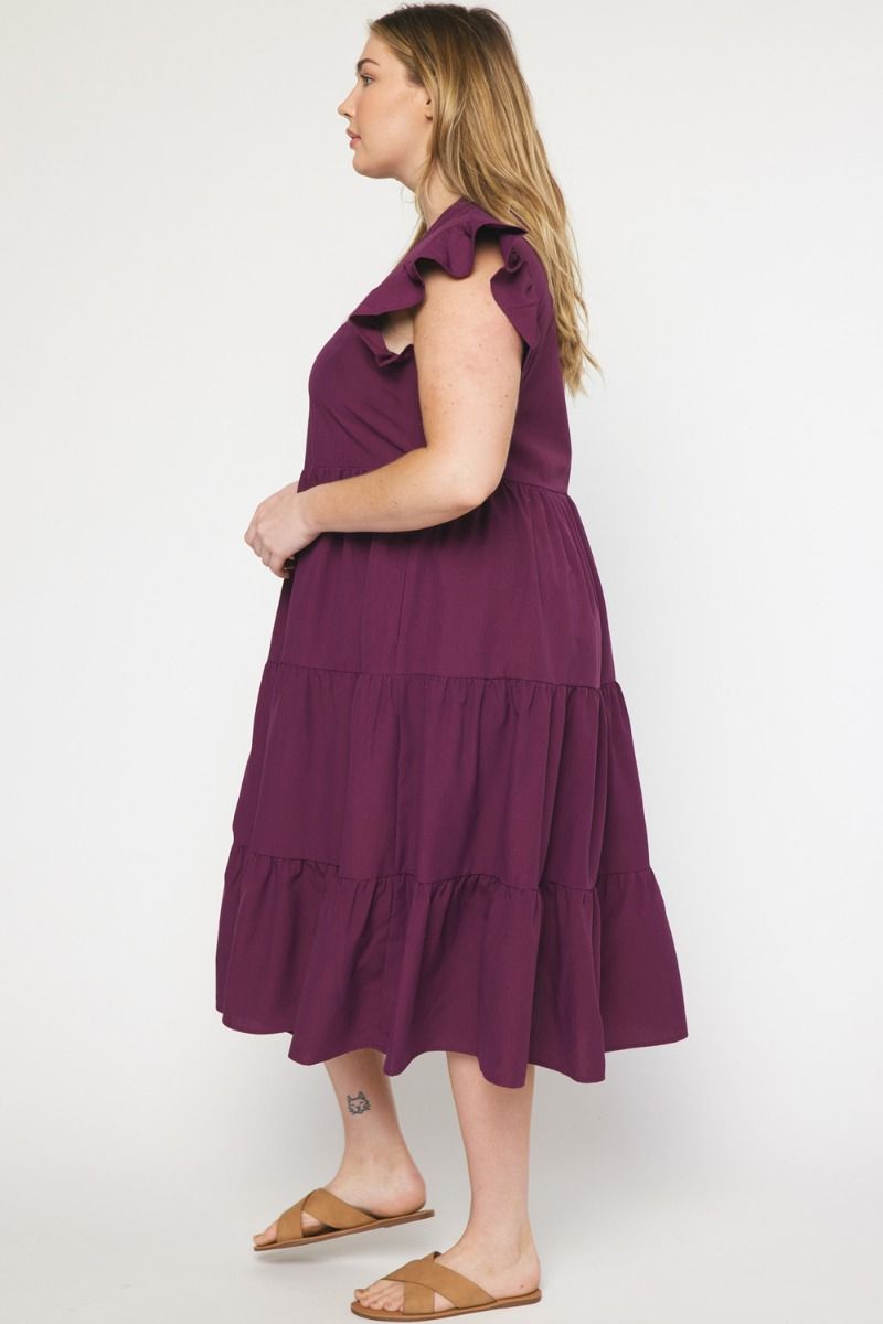 Mona Curvy Tiered Dress