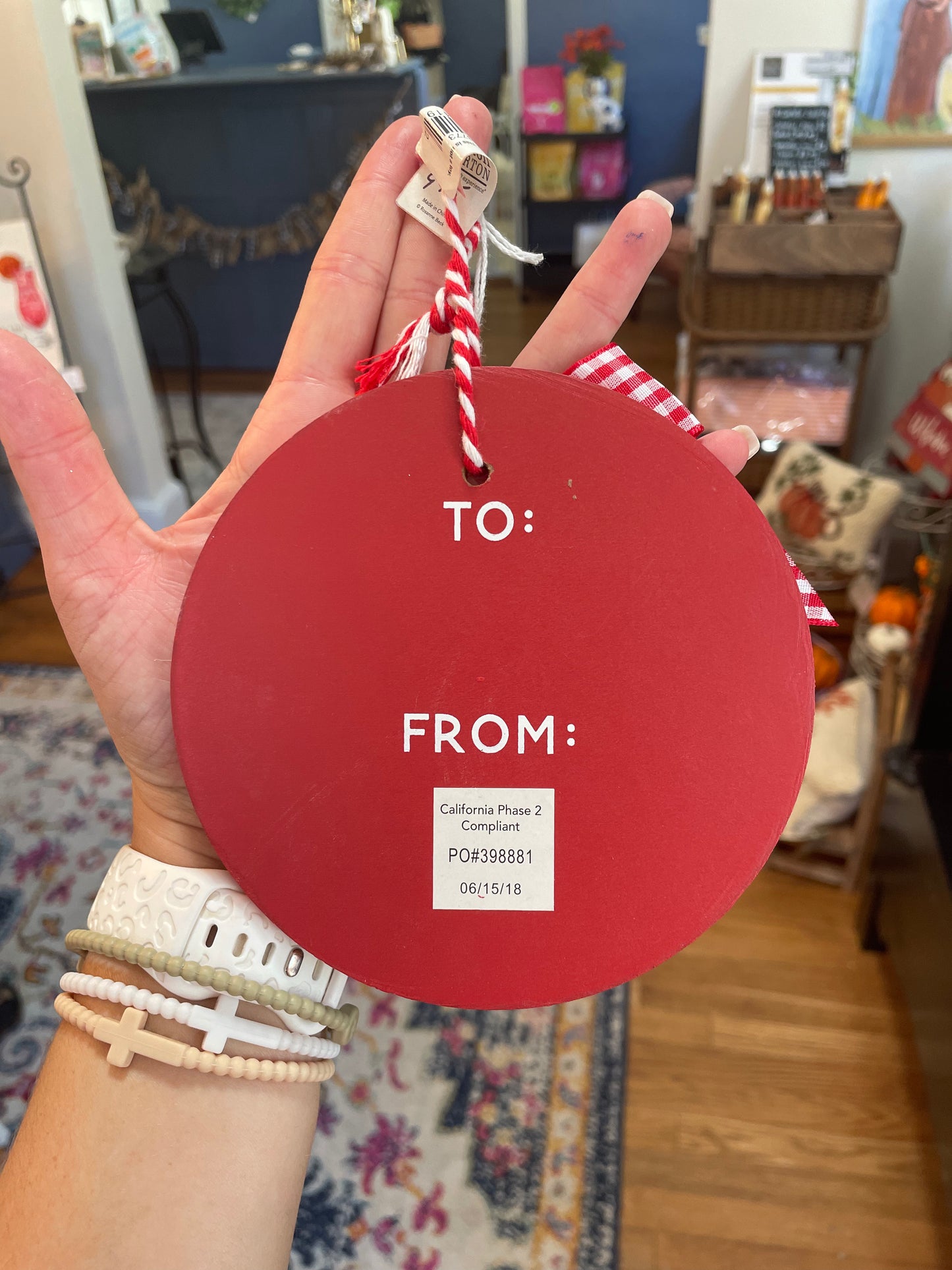 Customizable Wreath Ornament