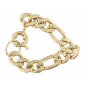 Jane Marie Matte Gold Chain Bracelet