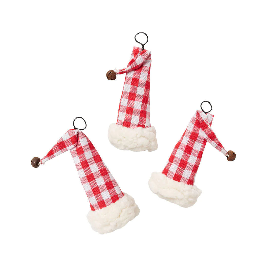 Santa Hat Ornament Set