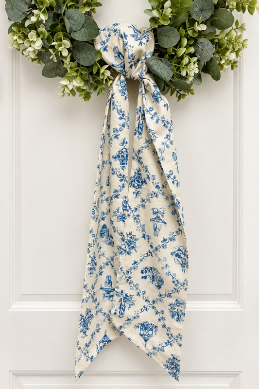 Ivory Chinoiserie Sash