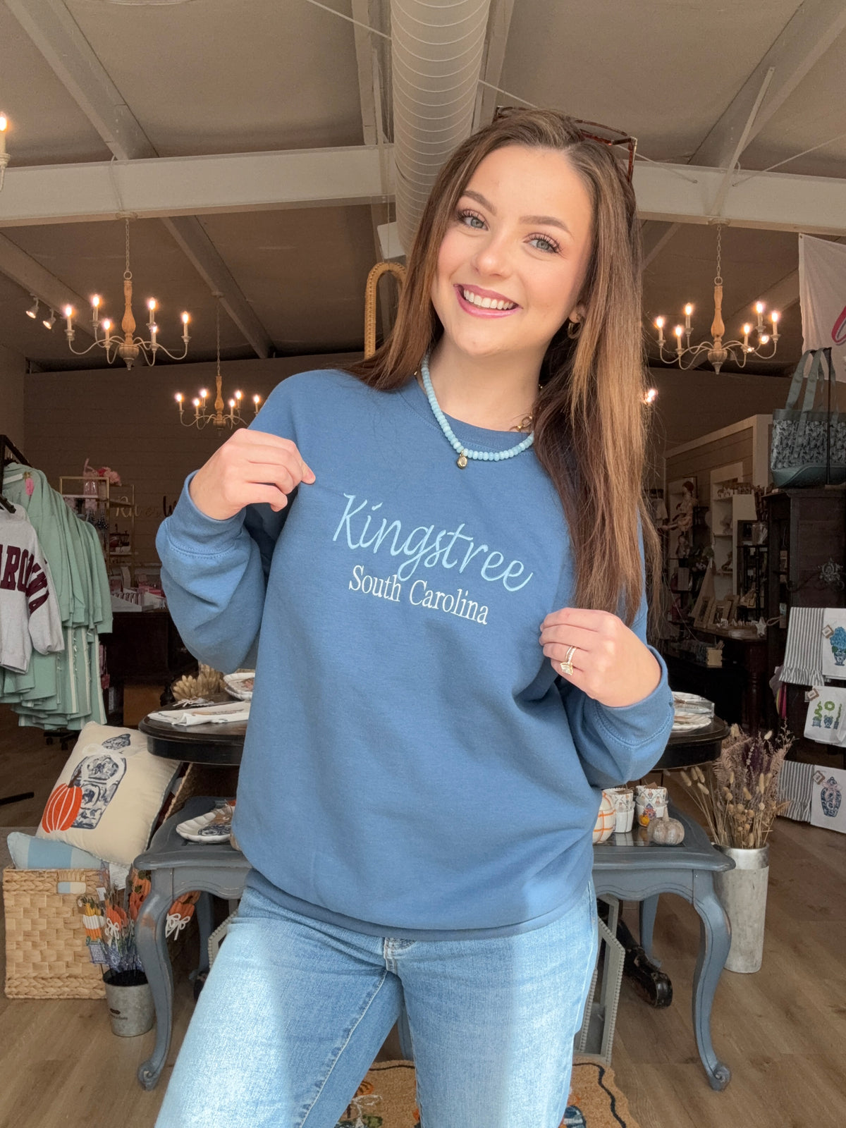 Embroidered Kingstree Sweatshirt