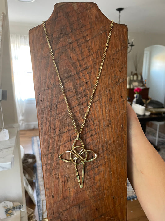 Antique Cross Necklace