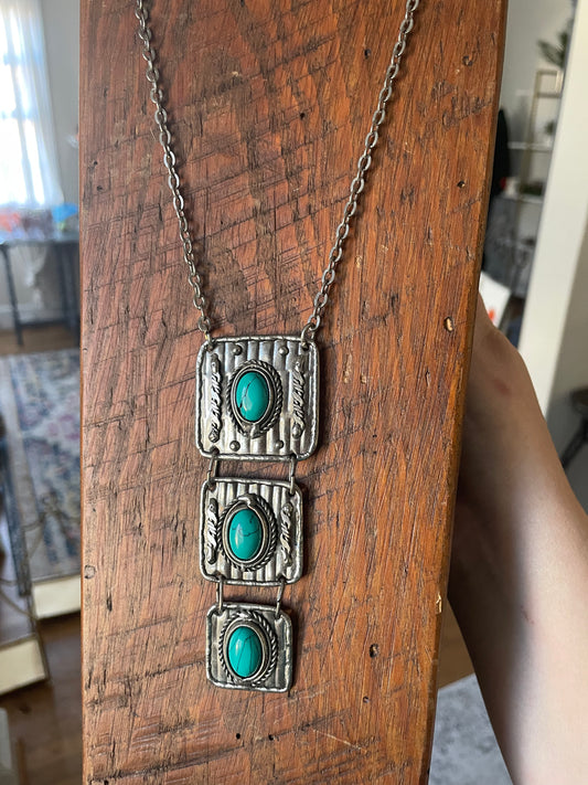 Turquoise Long Necklace