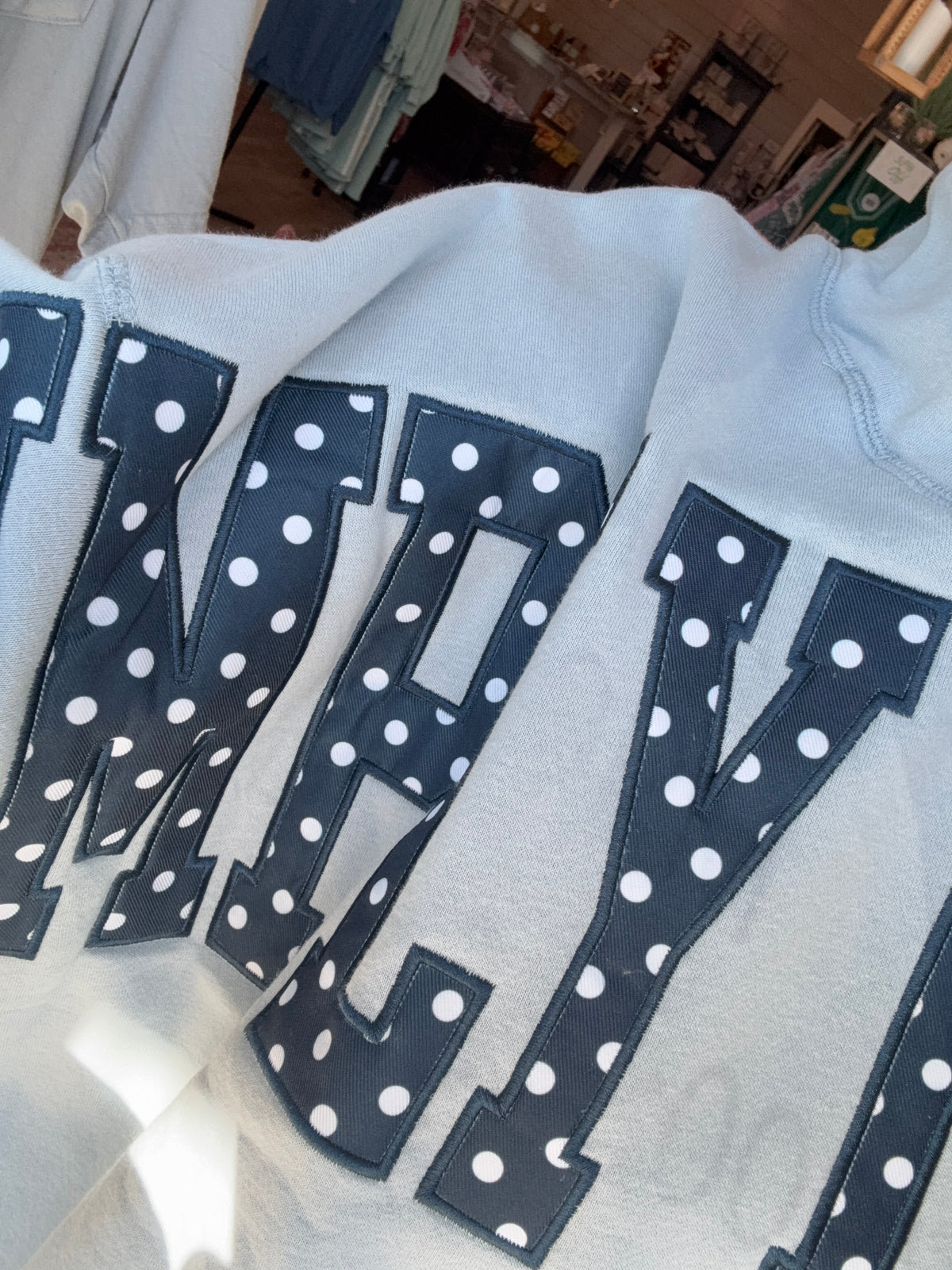 “SIMPLY FOR GOOD” Mock Neck Sweatshirt
