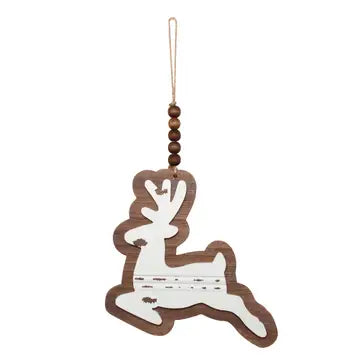3D Leaping Deer Ornament