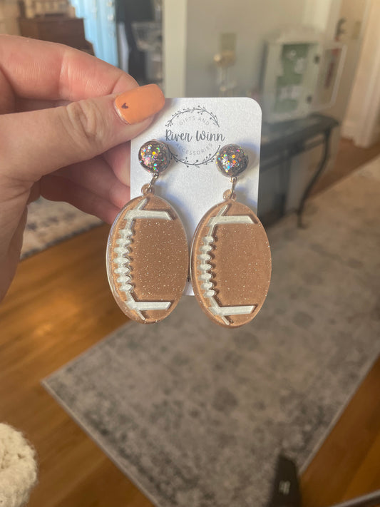 Football Earrings