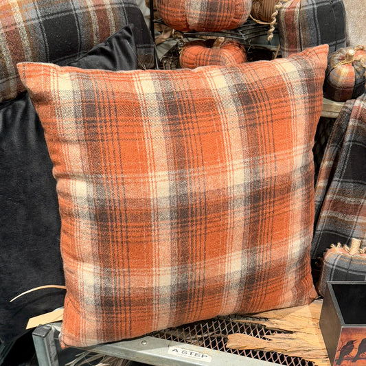 Dusty Plaid Pillow