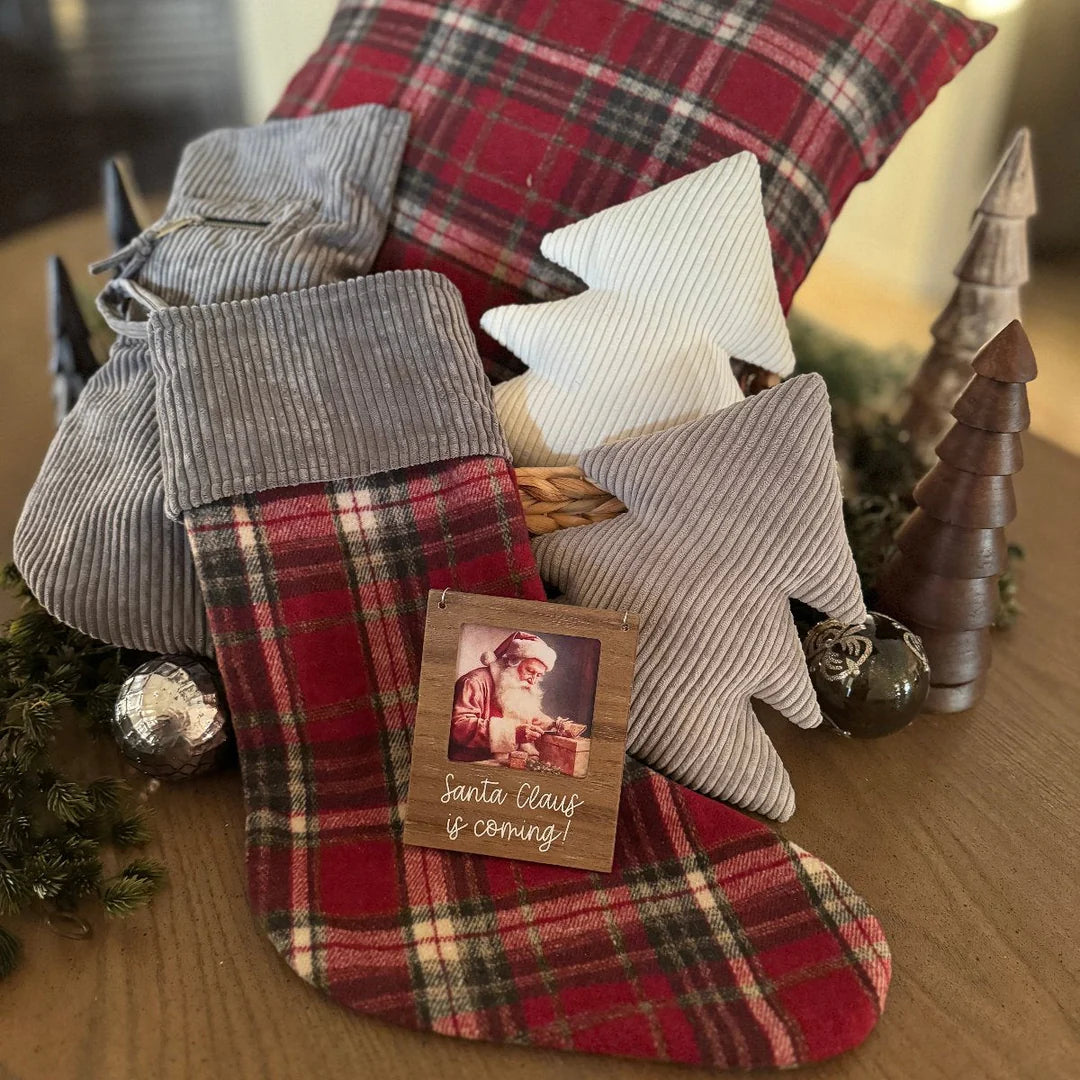 Merry Plaid Pillow