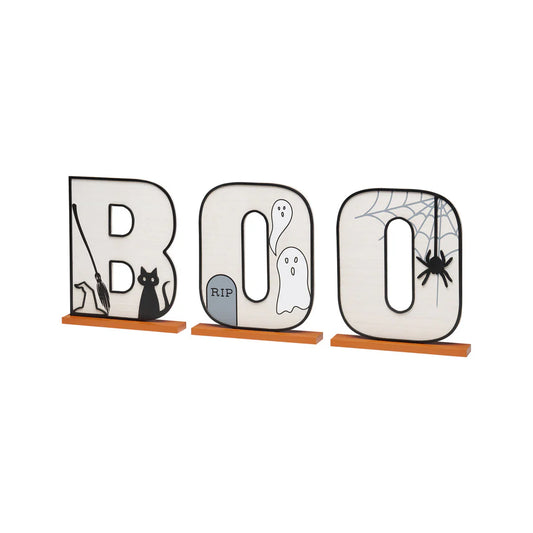 BOO Laser-Cut Sitters, S/3