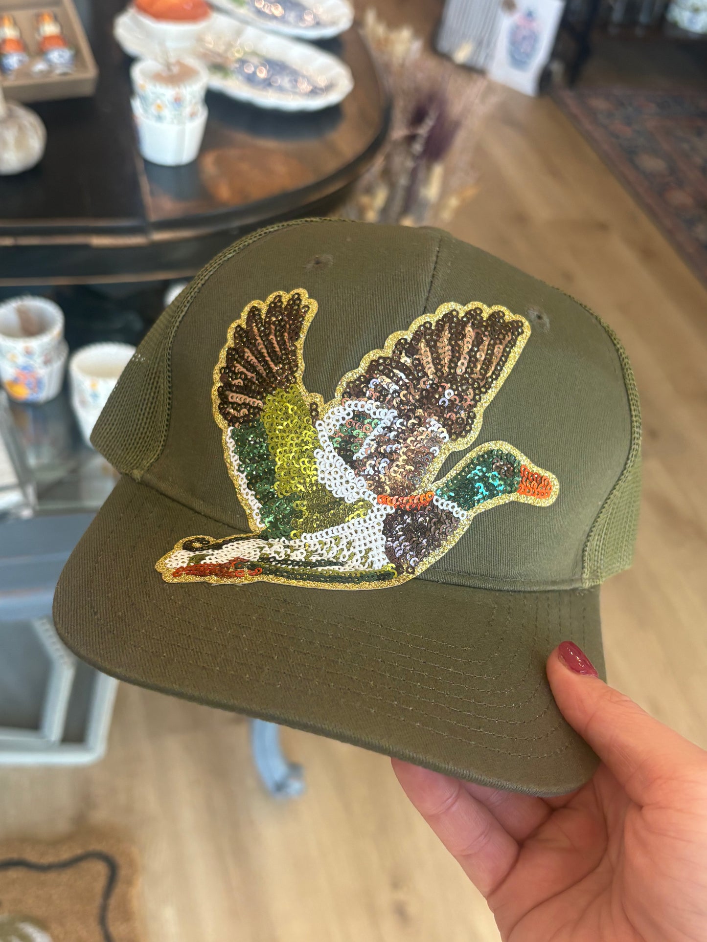 Sequin Bird Hats