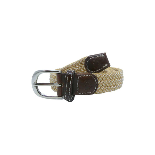 The ‘Lil Sanibel Two-Toned Woven Stretch Belt