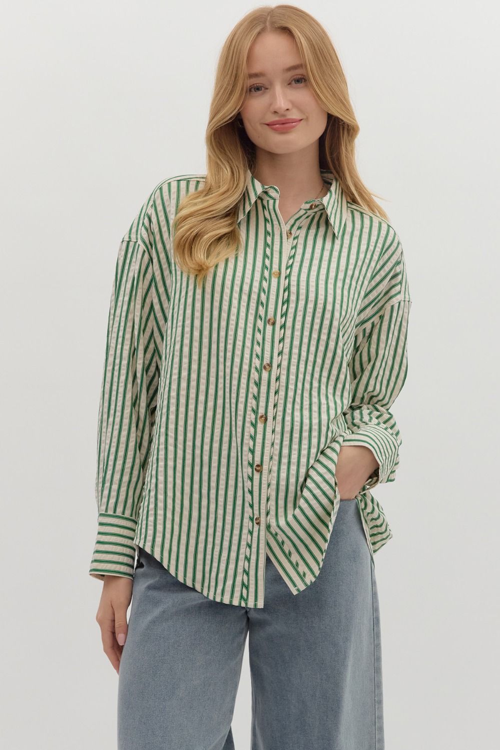 Frances Button-Down Top
