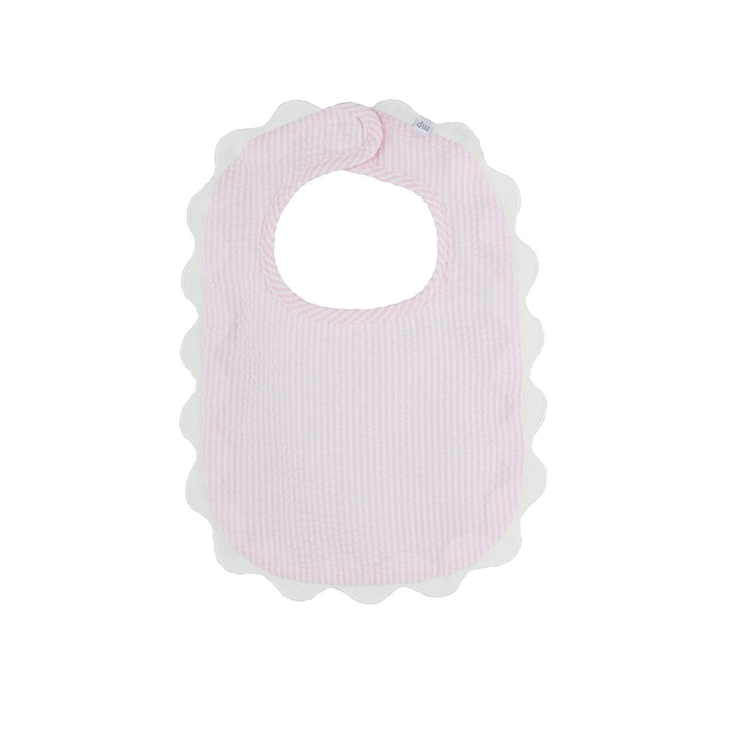 Pink Scalloped Bibs