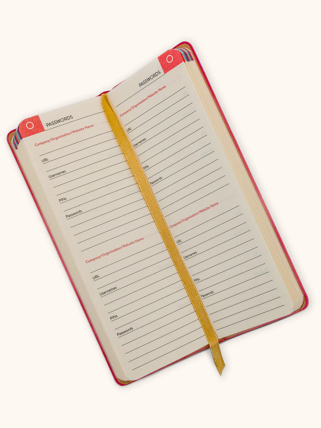 STUDIO OH! Internet Password Book