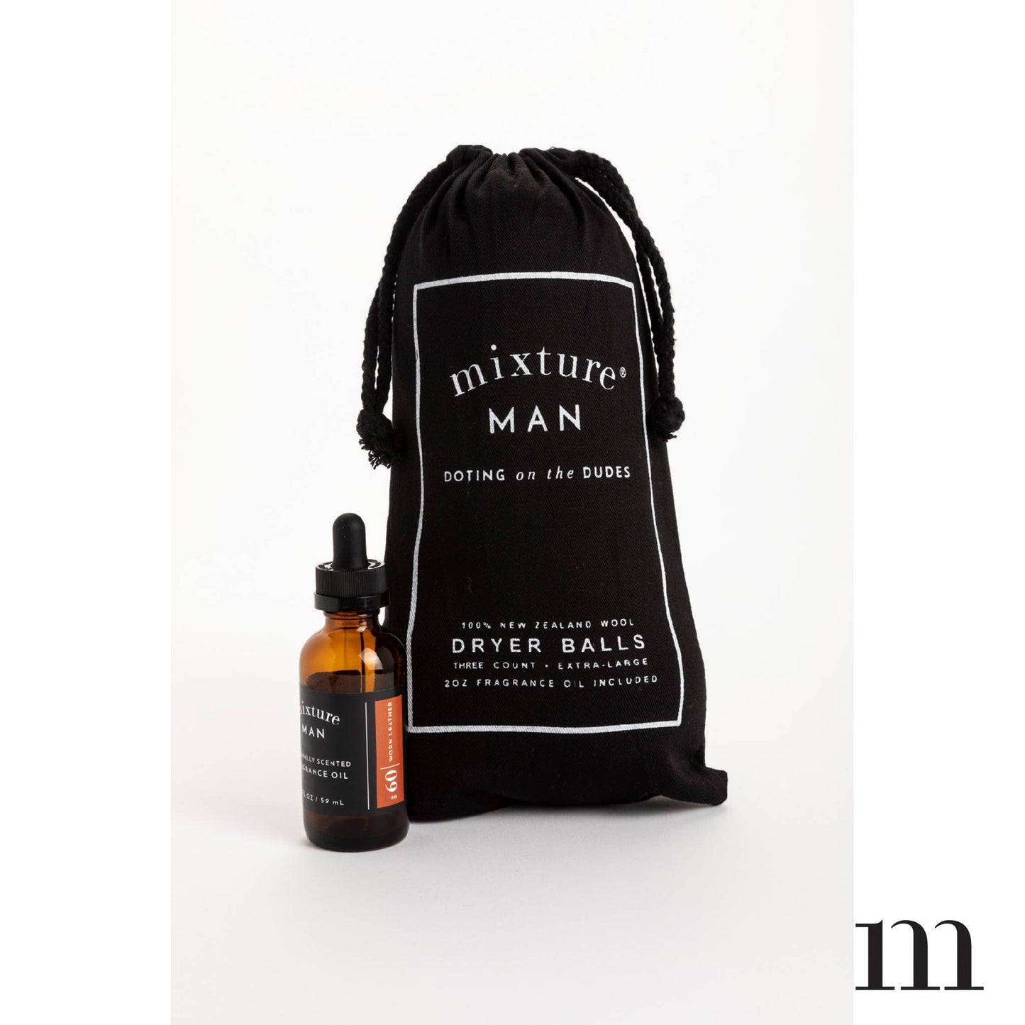 Mixture Man Wool Dryer Ball & Fragrance Oil Set