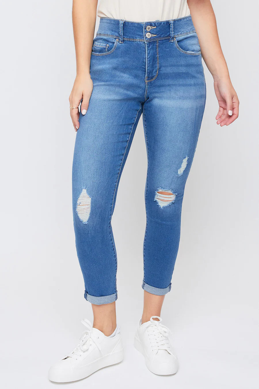 Joan Cuffed Denim Jeans