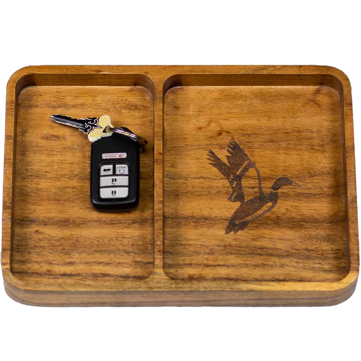 “The Mallard” Wooden Valet Tray