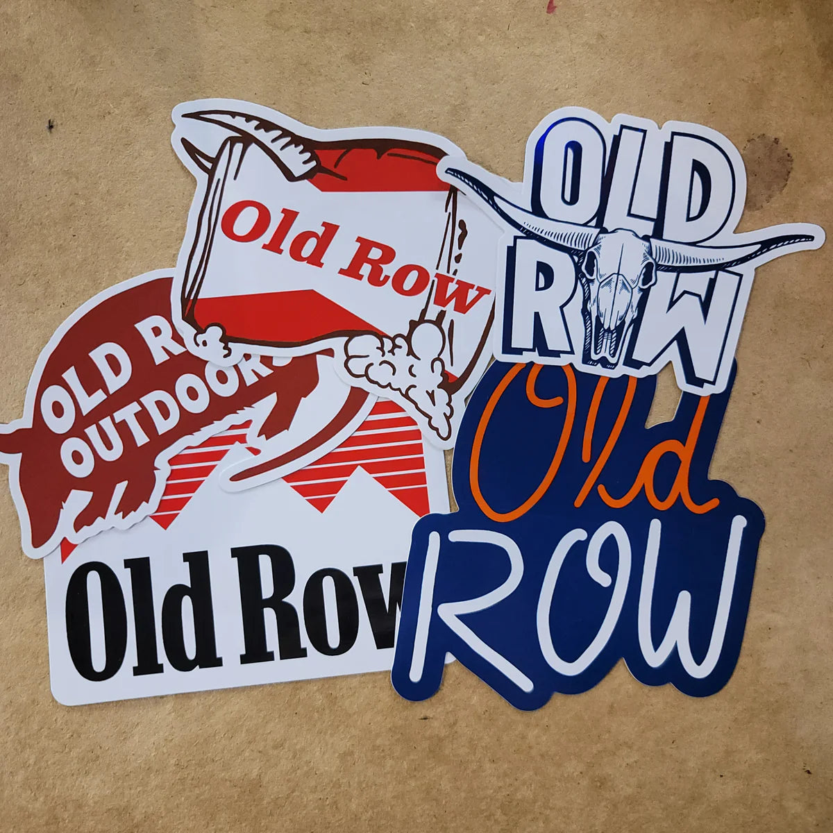 Old Row Western Sticker Pack