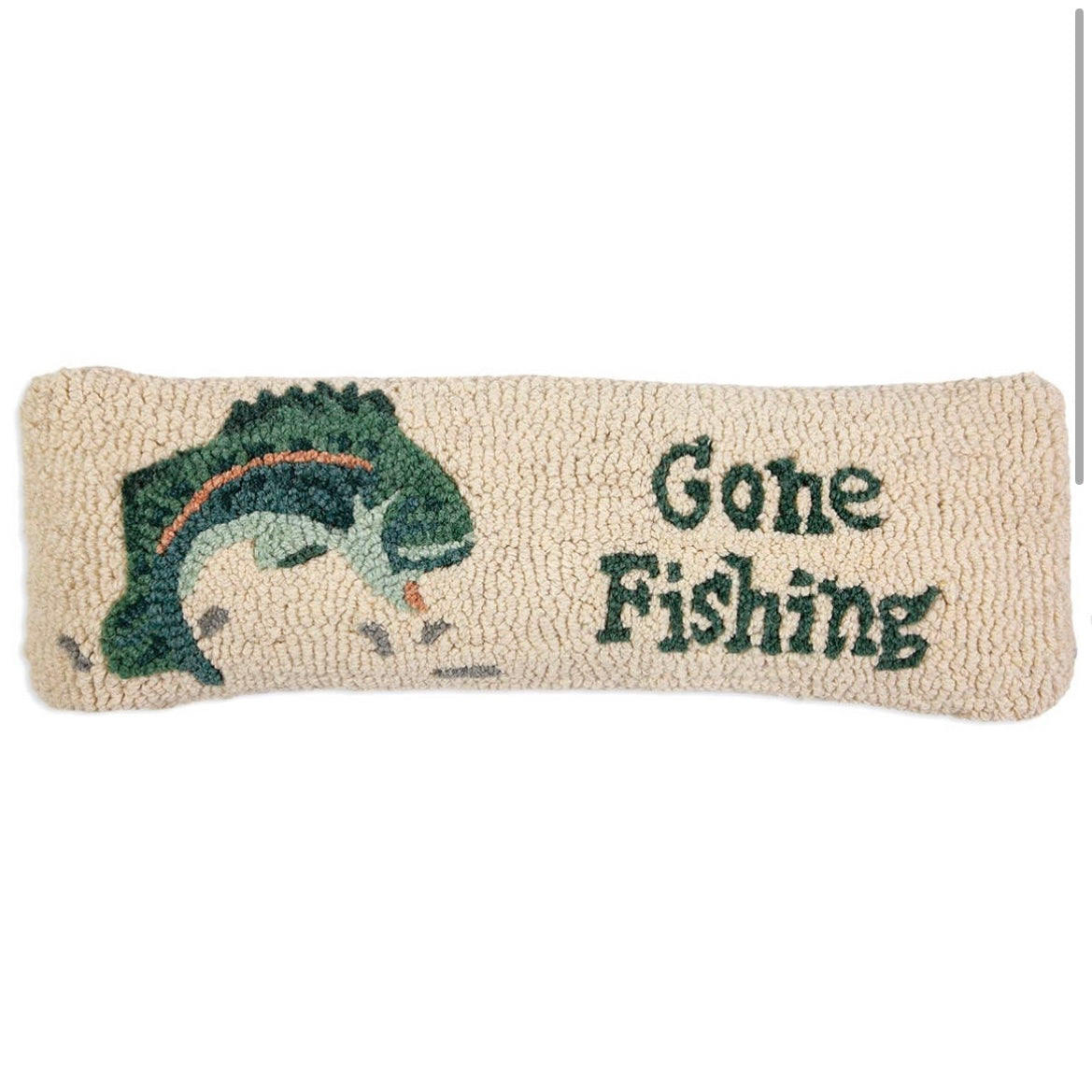 Gone Fishin’ Decorative Pillow