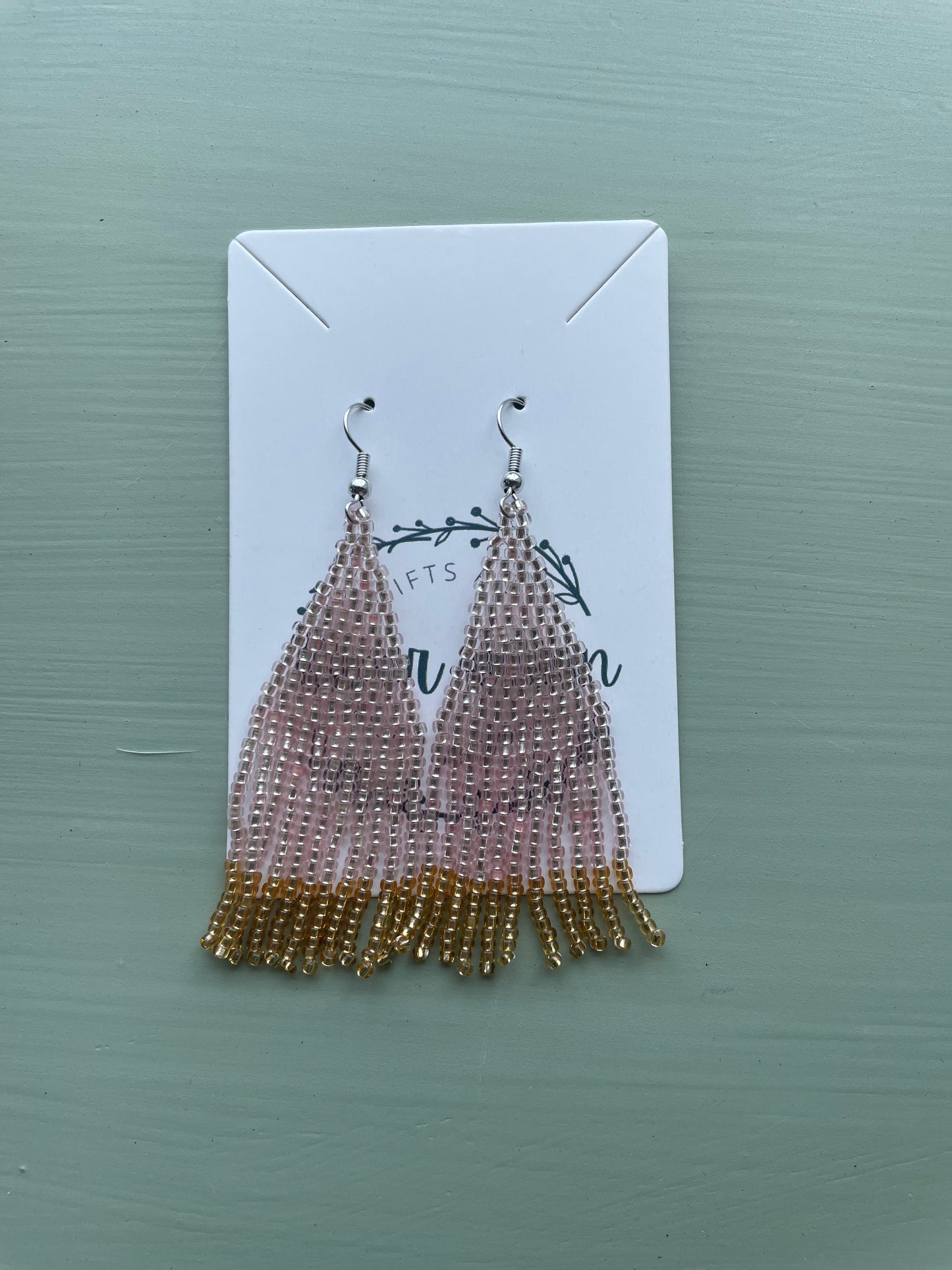 Dangling Beaded Earrings