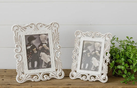 Antique Frame — White