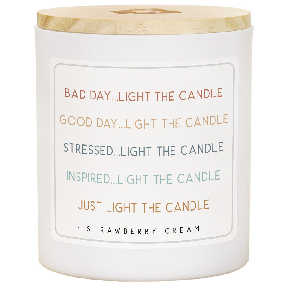 Light the Candle — Strawberry Crème